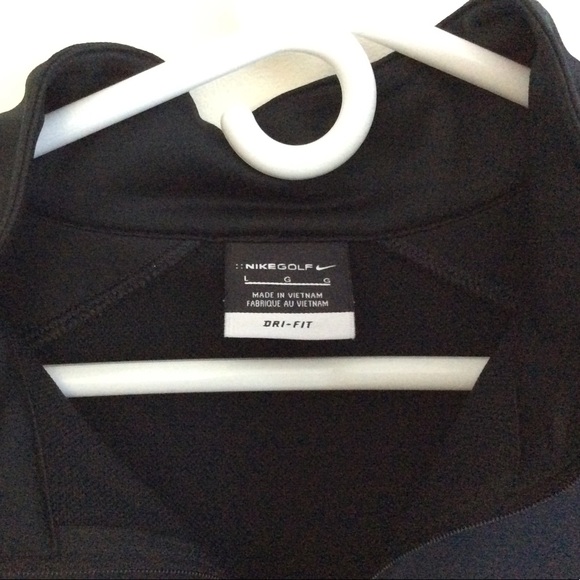 Nike Men’s Black/Blue Dri-FIT Quarter Zip - Picture 7 of 7